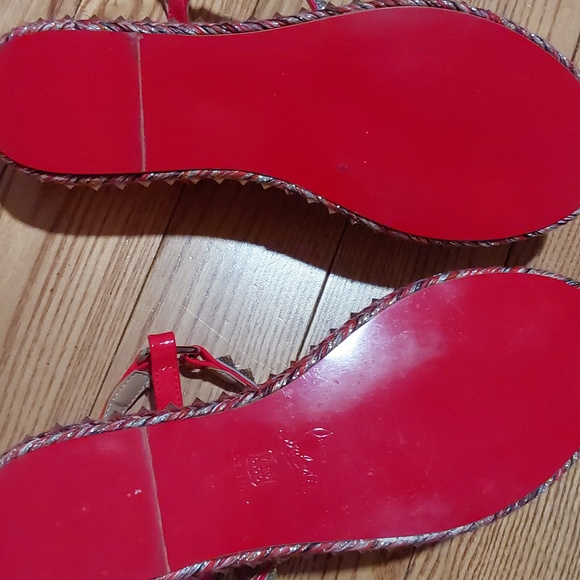 CHRISTIAN LOUBOUTIN PIRA RYAD SANDAL SIZE 42 ( BUT CHECK MEASUREMENTS FIRST) - Picture 7 of 9